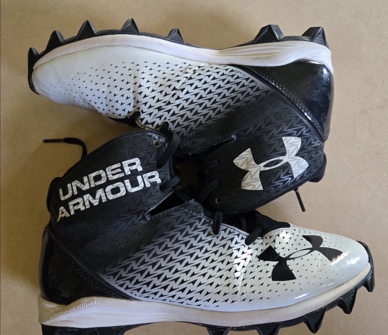 UA Molded Football Cleats